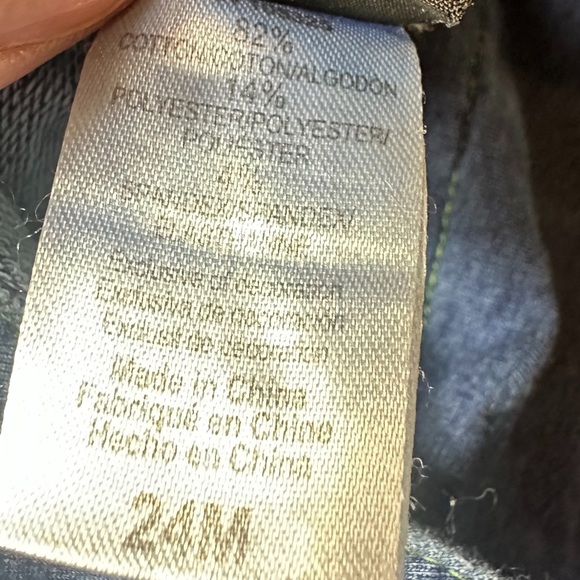 Baby Cotton Poly Denim Color John Deere Tractor Overalls Size 24 Months - Picture 7 of 7